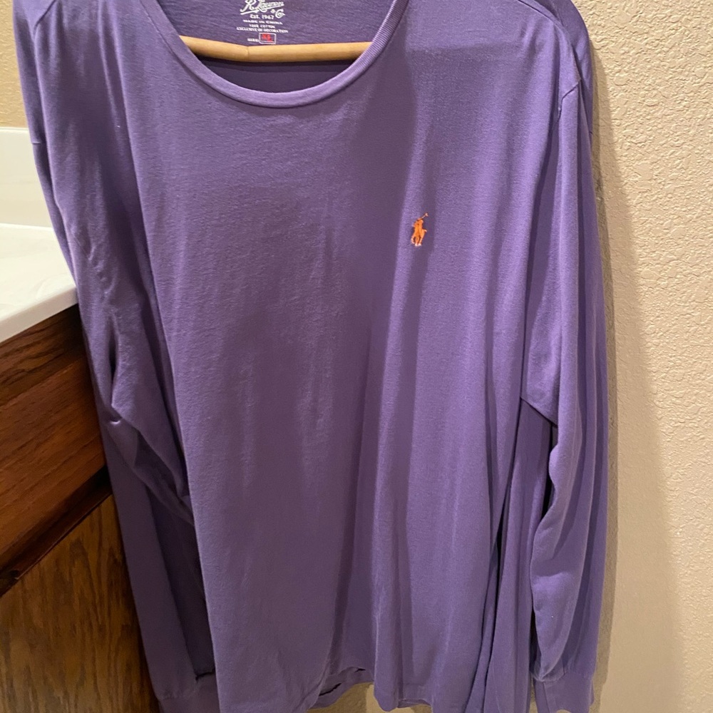 Long sleeve polo shirt